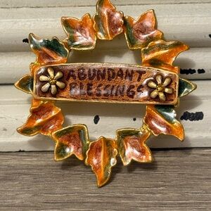TC Abundant Blessings Enamel Brooch